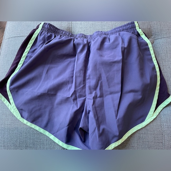 Nike Blue and Green Athletic Shorts with Moisture-Wicking Fabric! - Picture 2 of 2